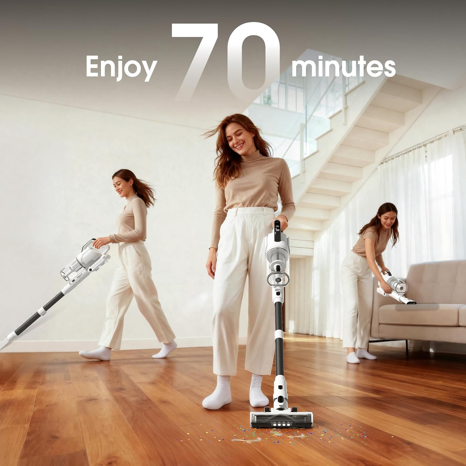 Syntecno Cordless Vacuum Cleaner for Effortless Cleaning