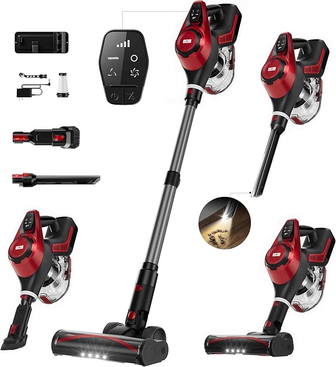 Syntecno Cordless Vacuum Cleaner – Stick Vacuums Kit